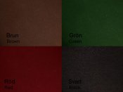 Oil leather in different colours